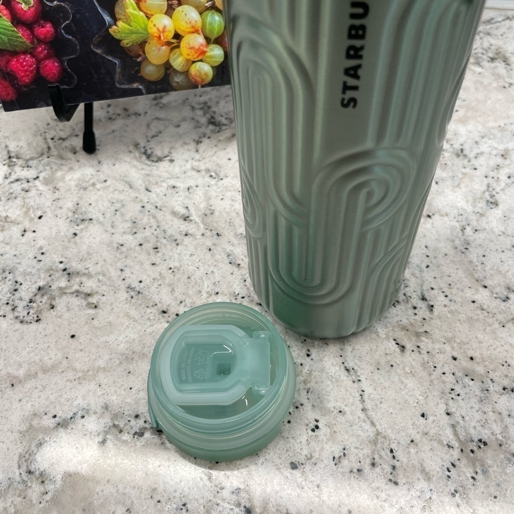 Starbucks 2024 Spring Easter SS Curved Hot Tumbler Seafoam Green. NWT. Classy - Picture 8 of 10